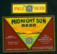  Midnight Sun Beer Label