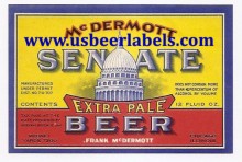  Senate Extra Pale Beer Label