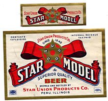  Star Model Beer Label