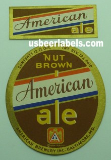  American Nut Brown Ale Beer Label