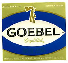  Goebel Beer Label