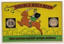  Double Bock Beer Label