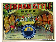  German Style Beer Label