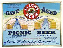 Cave Aged Picnic Beer Label Cave Aged Picnic Beer Label