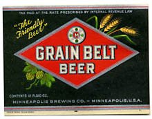  Grainbelt Beer Label
