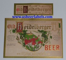  Old Heidelberger Beer Label