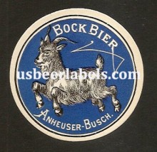  Bock Bier Beer Label