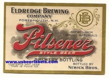  Pilsener Style Beer Label
