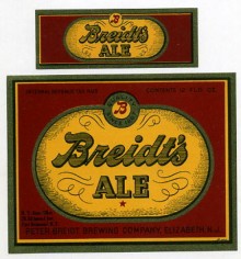  Breidts Ale Beer Label