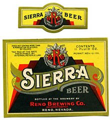  Sierra Beer Label