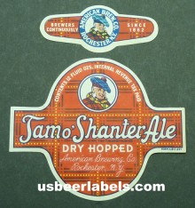 Tamo Shanter Ale Beer Label Tamo Shanter Ale Beer Label