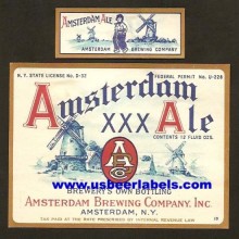  Amsterdam Ale Beer Label