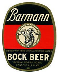  Barmann Bock Beer Label