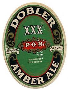  Dobler Amber Ale Beer Label
