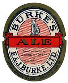  Burkes Ale Beer Label