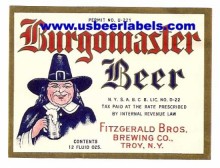  Burgomaster Beer Label