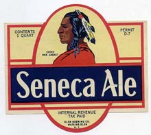  Seneca Ale Beer Label