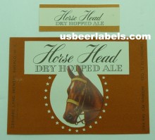  Horse Head Dry Hopped Ale Beer Label