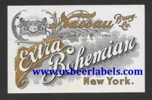  Extra Bohemian Beer Label