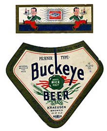  Buckeye Pilsener Type Beer Label