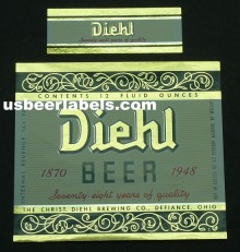  Diehl 1948 Beer Label