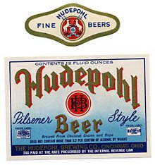  Hudepohl Pilsener Style Beer Label