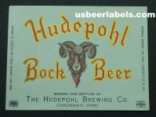  Hudepohl Bock Beer Label
