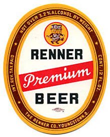  Renner Premium Beer Label