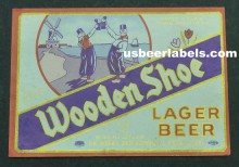  Wooden Shoe Lager Beer Label