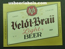  Veldt Brau Beer Label