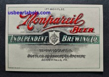  Nonpareil Beer Beer Label
