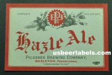  Hazle Ale Beer Label