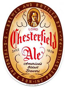  Lord Chesterfield Ale Beer Label