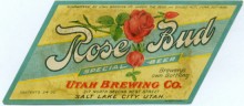  Rose Bud Special Beer Label