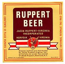  Ruppert Beer Label