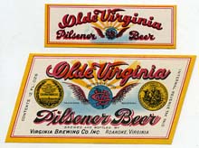  Olde Virginia Ale Beer Label