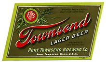 Townsend Lager Beer Label