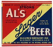  Als Lager Beer Label