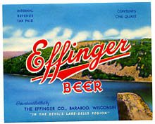 Effinger Beer Label