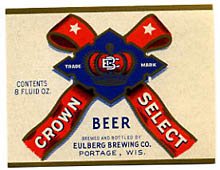  Crown Select Beer Label
