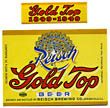  Reisch Gold Top Beer Label