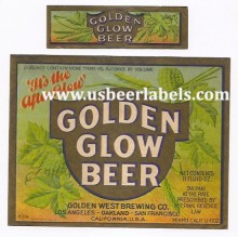 Golden Glow Beer Label Golden Glow Beer Label