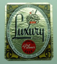  Luxury Pilsner Beer Label