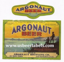  Argonaut Beer Beer Label