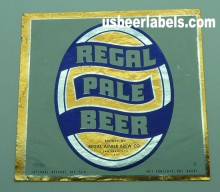 Regal Pale Beer Label