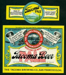  Tacoma Pale Beer Label