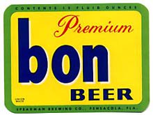  Bon Premium Beer Label