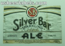  Silver Bar Sparkling Ale Beer Label