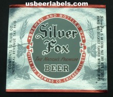  Silver Fox Beer Label