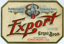  Export Beer Label